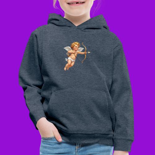 Cupid with twohearts set - Kids‘ Premium Hoodie
