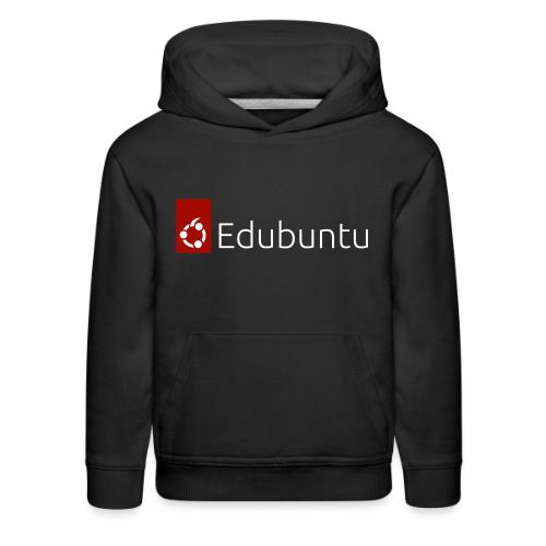 Edubuntu Logo 2023 - White - Kids‘ Premium Hoodie