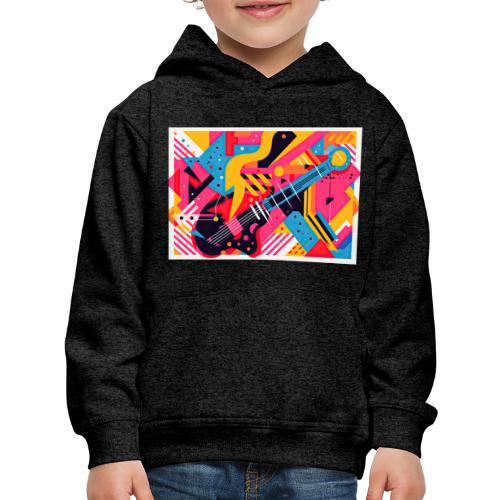 Memphis Design Rockabilly Abstract - Kids‘ Premium Hoodie