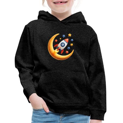 Rocket Among the Stars - Kids‘ Premium Hoodie