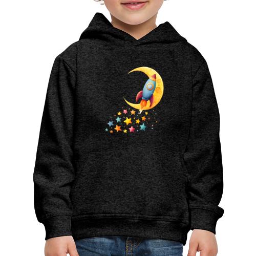 Rocket Trail of Stars - Kids‘ Premium Hoodie