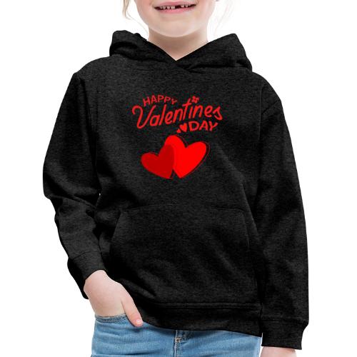 Heart design, Love, Valentine's Day, February 14 - Kids‘ Premium Hoodie