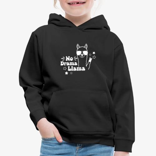 No drama llama in white - Kids‘ Premium Hoodie