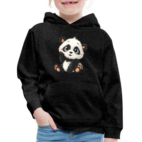 Blushing Baby Panda - Kids‘ Premium Hoodie