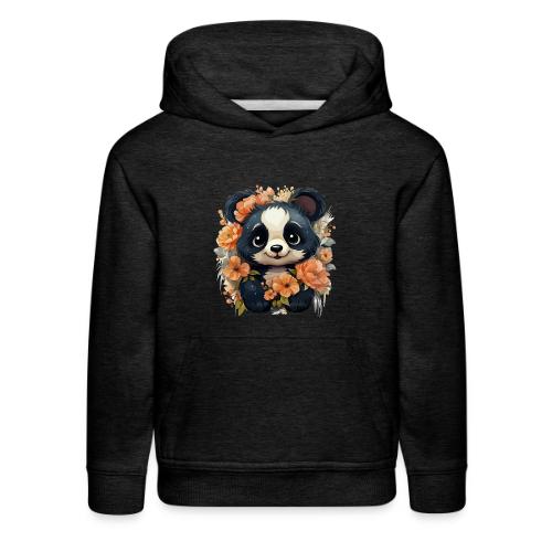Panda Blossom Harmony - Kids‘ Premium Hoodie