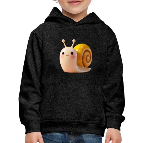 Sweet Cartoon Baby Snail Full of Joy - Kids‘ Premium Hoodie