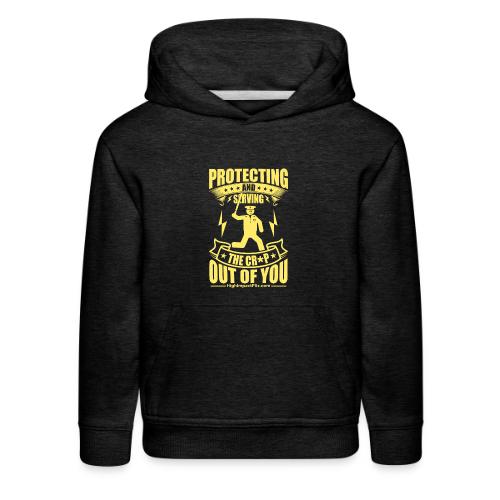 Protect Serve COP YELLOW - Kids‘ Premium Hoodie