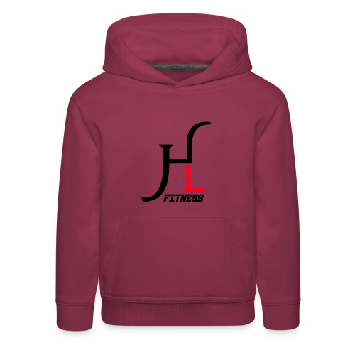 HIIT Life Logo Red - Kids‘ Premium Hoodie