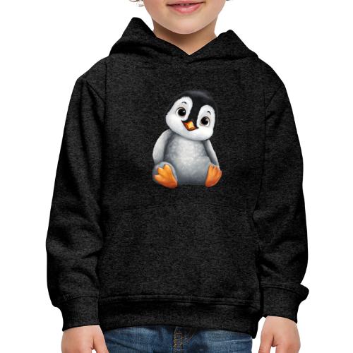 Innocent Penguin Sitting - Kids‘ Premium Hoodie