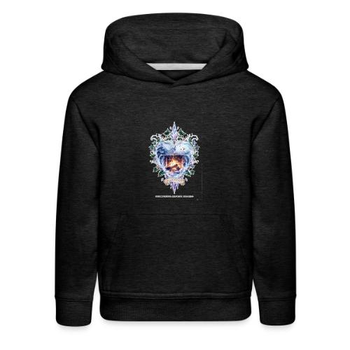 Imbolc Candle Veil T-Shirt | Veiled Rebirth - Kids‘ Premium Hoodie