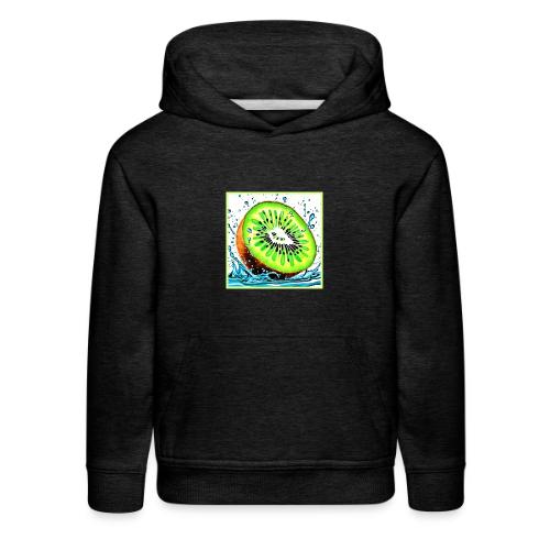 Kiwi Splash of Freshness - Kids‘ Premium Hoodie