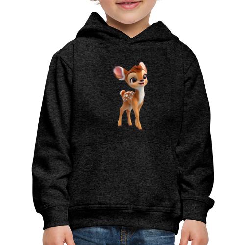 Sweet 3D Baby Deer with Big Eyes - Kids‘ Premium Hoodie