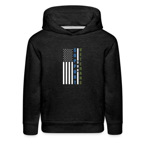 Support Our Veterans - Kids‘ Premium Hoodie