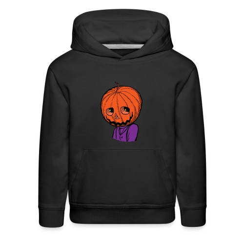 Pumpkin Head Halloween - Kids‘ Premium Hoodie