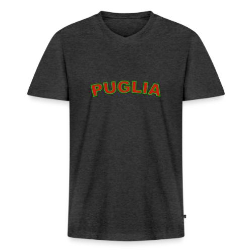 puglia_2_color - Men's Premium Organic V-Neck T-Shirt