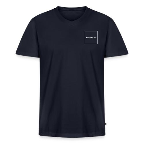 2020 LH Square - Men's Premium Organic V-Neck T-Shirt