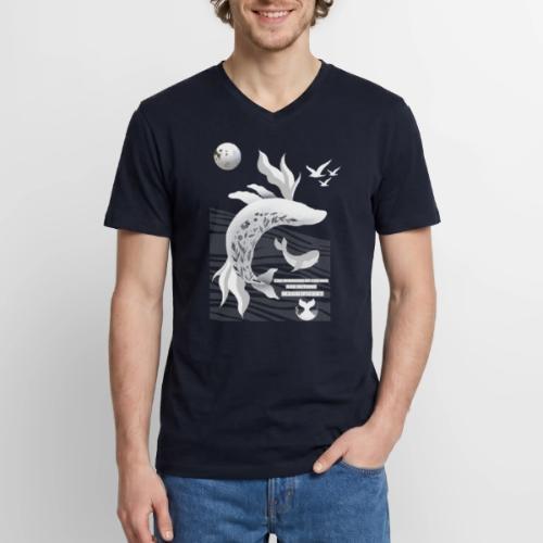 The Wonders Of The Sea - Men's Premium Organic V-Neck T-Shirt
