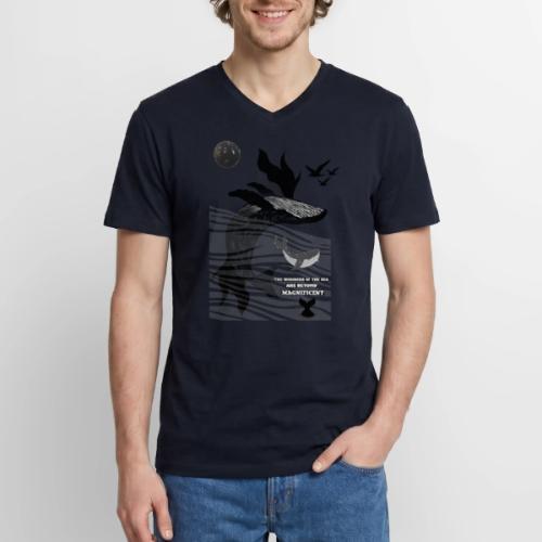 The Wonders Of The Sea - Men's Premium Organic V-Neck T-Shirt