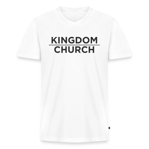 KingdomOverChurch - Men's Premium Organic V-Neck T-Shirt