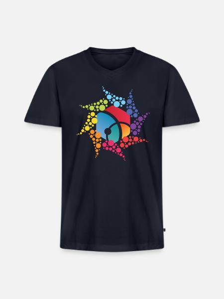 Great - Men's Premium Organic V-Neck T-Shirt - navy