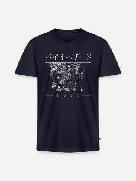 1996 Hazard - Men's Premium Organic V-Neck T-Shirt - navy