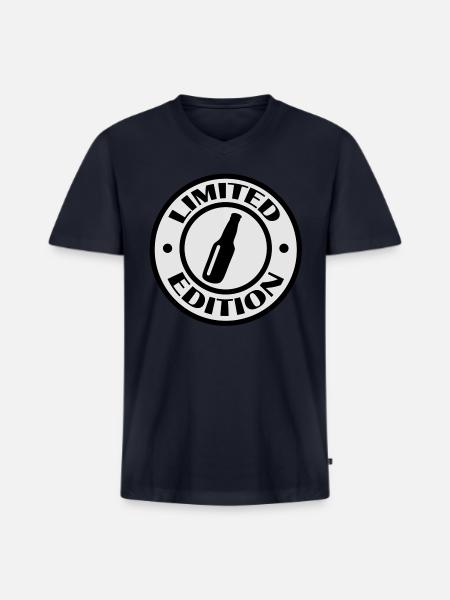 limited edition - Men's Premium Organic V-Neck T-Shirt - navy