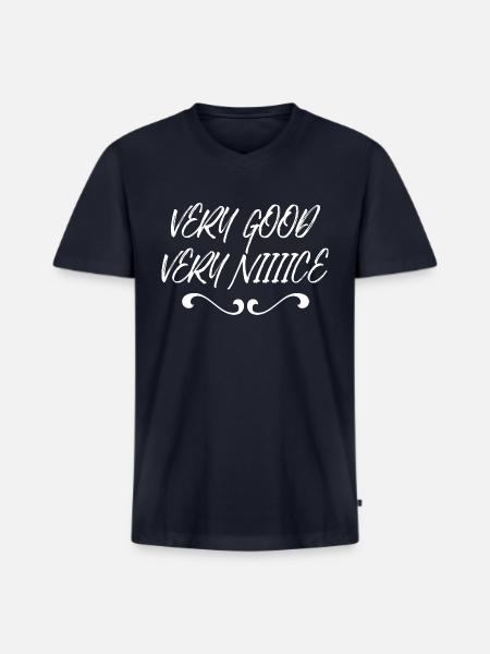 Very good very nice - Men's Premium Organic V-Neck T-Shirt - navy
