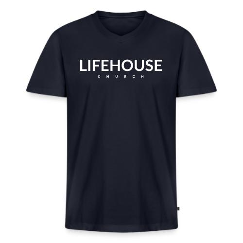 2020 LH Logo - Men's Premium Organic V-Neck T-Shirt