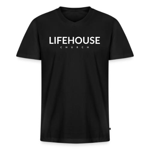 2020 LH Logo - Men's Premium Organic V-Neck T-Shirt