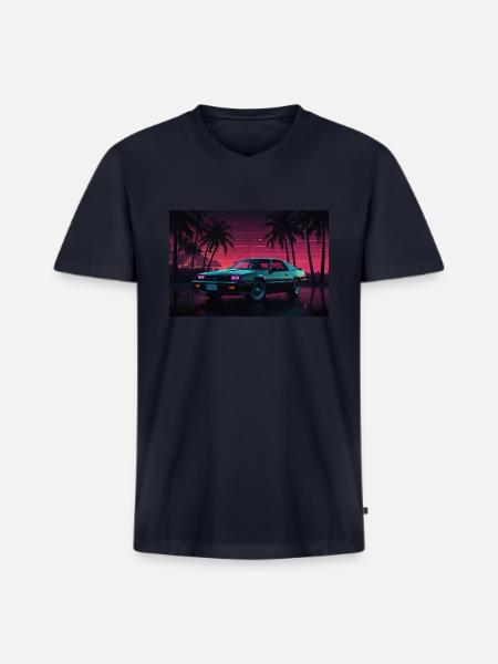 New collection - Men's Premium Organic V-Neck T-Shirt - navy