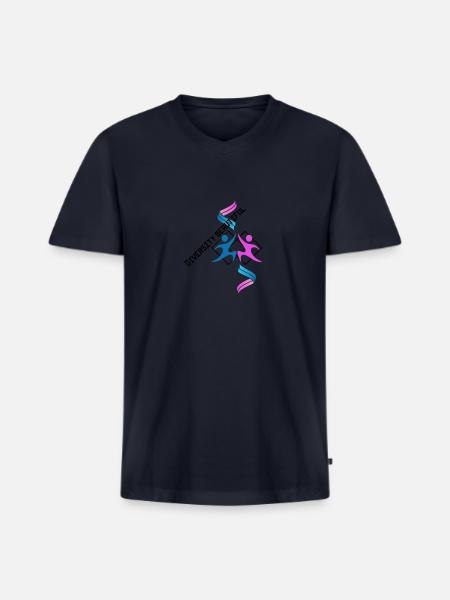 Diversity is beautiful - Men's Premium Organic V-Neck T-Shirt - navy