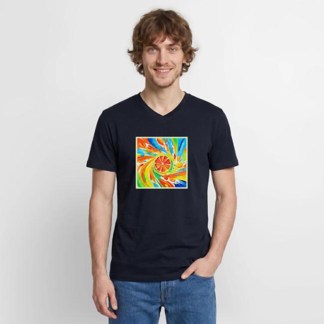 Citrus swirling Splash Design
