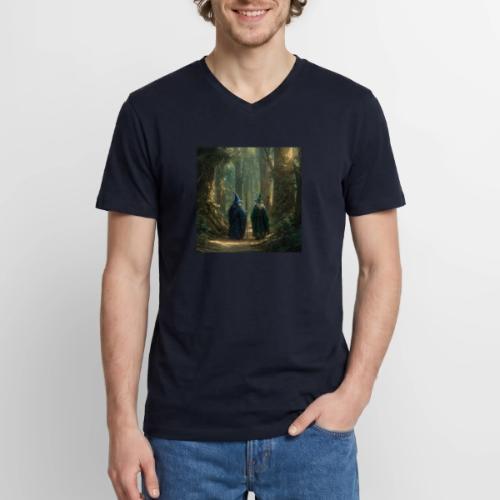 Wizards Walk - Men's Premium Organic V-Neck T-Shirt