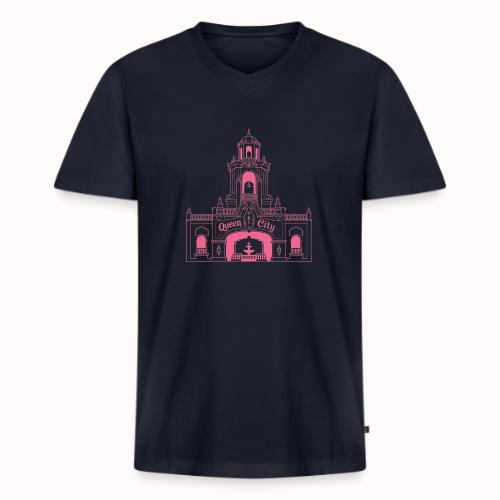 Pink is the warmest color - Men's Premium Organic V-Neck T-Shirt