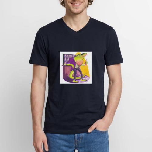 loungelizard9 - Men's Premium Organic V-Neck T-Shirt