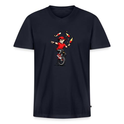 Cool Juggler Uni - Men's Premium Organic V-Neck T-Shirt