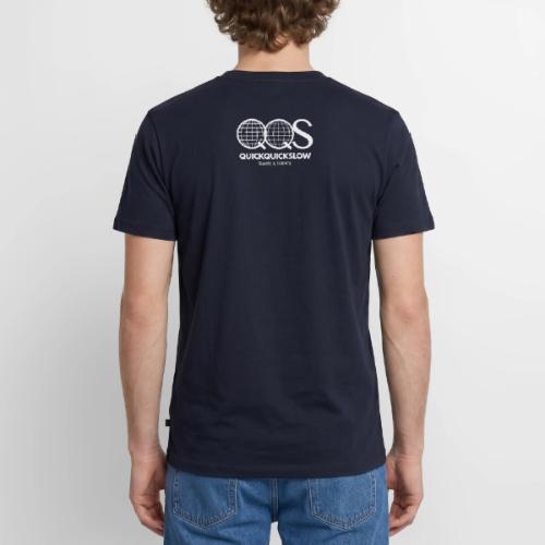hoodie logo qqst - Men's Premium Organic V-Neck T-Shirt