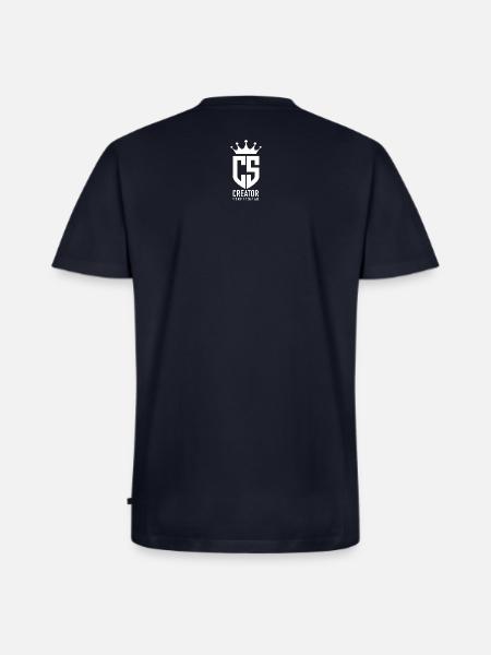 Created - Men's Premium Organic V-Neck T-Shirt - navy