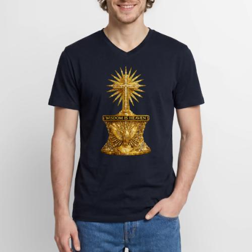 Wisdom is Heaven - Men's Premium Organic V-Neck T-Shirt