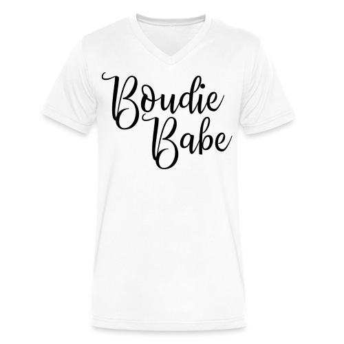 Boudie Babe - Men's V-Neck T-Shirt by Canvas