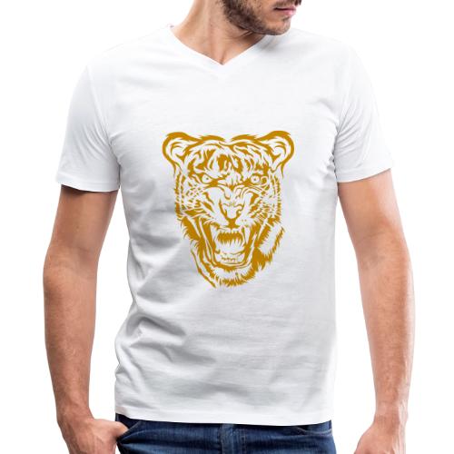 Roar into Adventure: Discover Tiger Souvenirs - Men's Premium Organic V-Neck T-Shirt