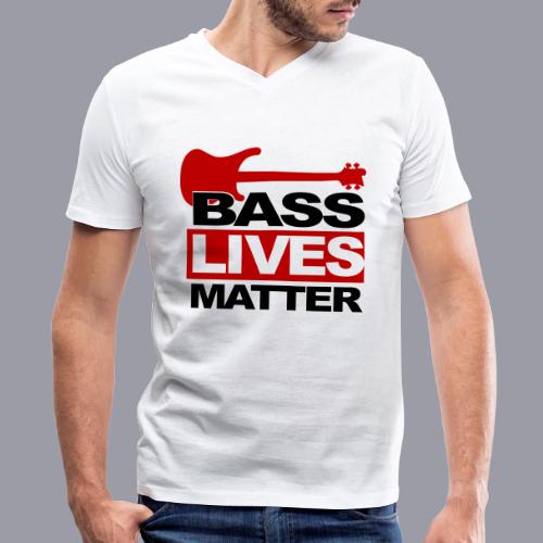BASS LIVES MATTER - Men's V-Neck T-Shirt by Bella + Canvas