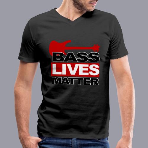BASS LIVES MATTER - Men's V-Neck T-Shirt by Bella + Canvas