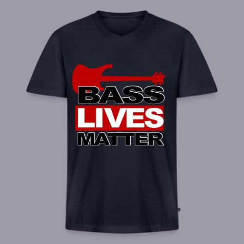 BASS LIVES MATTER - Men's V-Neck T-Shirt by Bella + Canvas