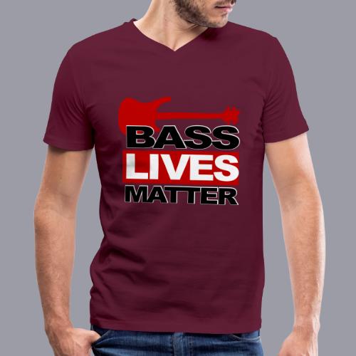 BASS LIVES MATTER - Men's V-Neck T-Shirt by Bella + Canvas