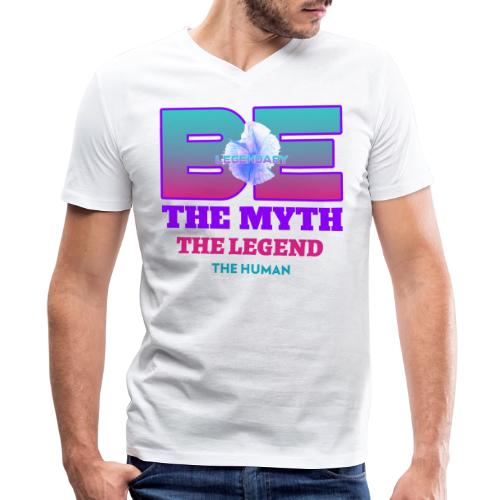 Be Legendary - Men's Premium Organic V-Neck T-Shirt