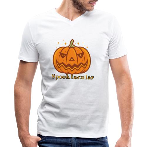 Spooktacular - Men's V-Neck T-Shirt by Bella + Canvas