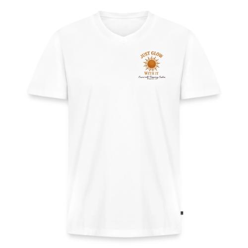 Just Glow With It - Men's Premium Organic V-Neck T-Shirt