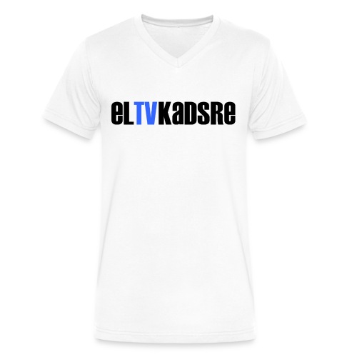 El TV Kadsre Logo - Men's V-Neck T-Shirt by Canvas