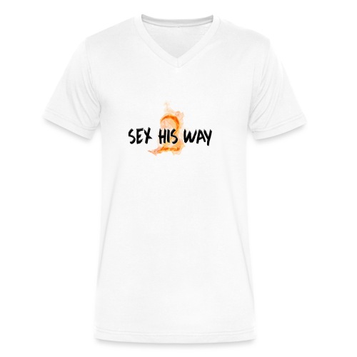 SEX HIS WAY 2 - Men's V-Neck T-Shirt by Canvas